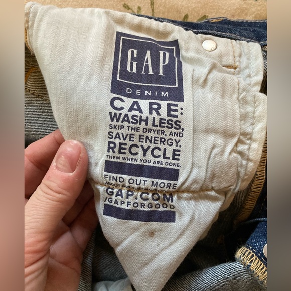 GAP Cheeky Straight High Rise jeans • size 27/4 • dark faded rinse • EUC - Picture 6 of 7